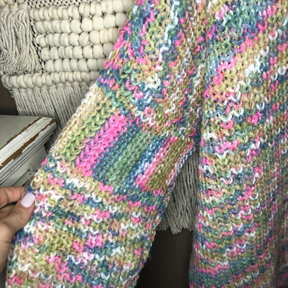 Peach Love California Colorful Sweater - Picture 6 of 7